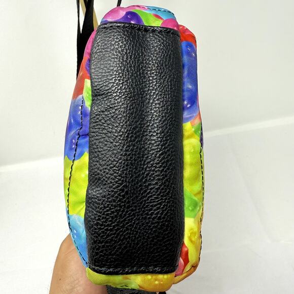 Betsey Johnson Gummy Bear Print Crossbody Bag Colorful Quilted Shoulder Purse - Picture 4 of 10